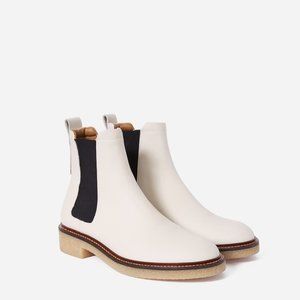 Everlane Off-White Chelsea Boot